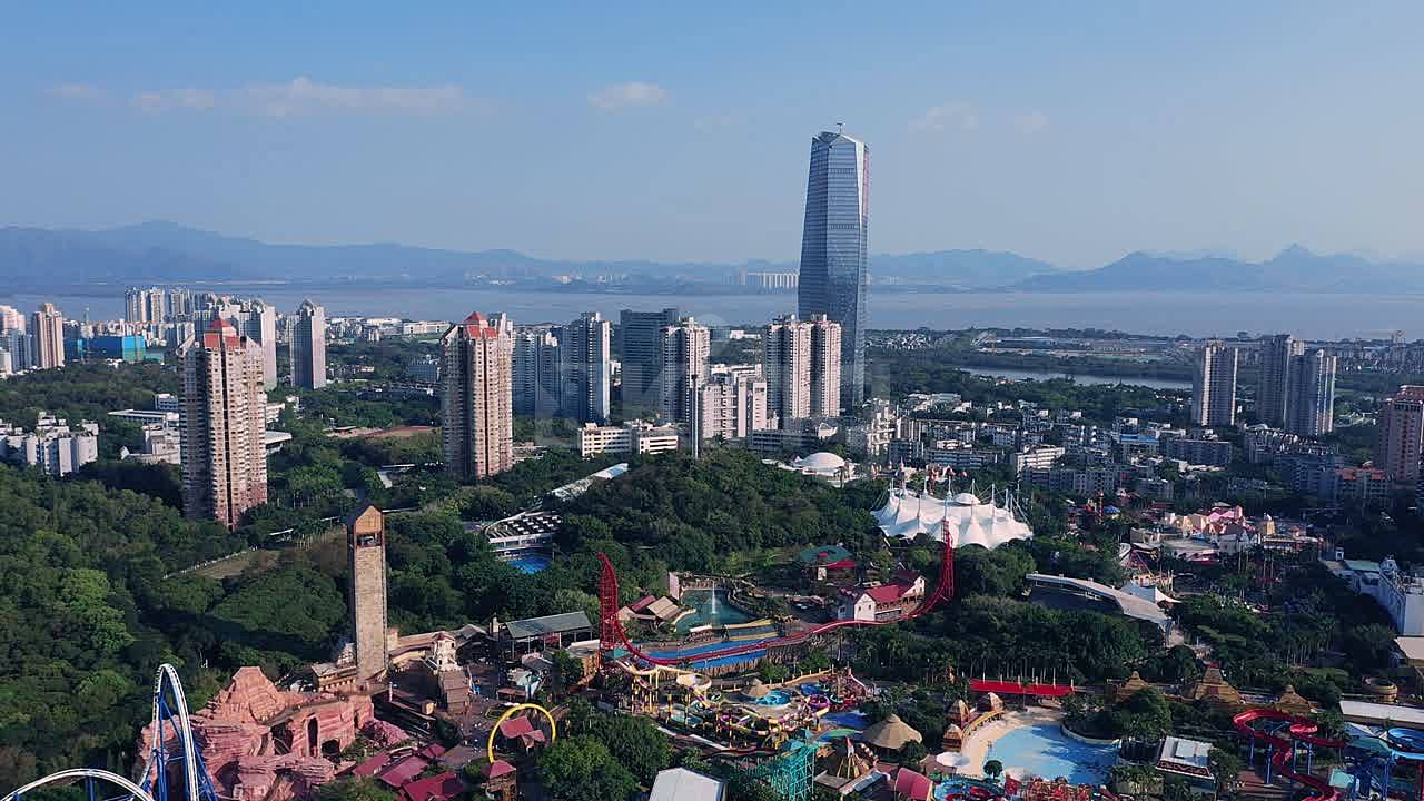 深圳市欢乐谷航拍